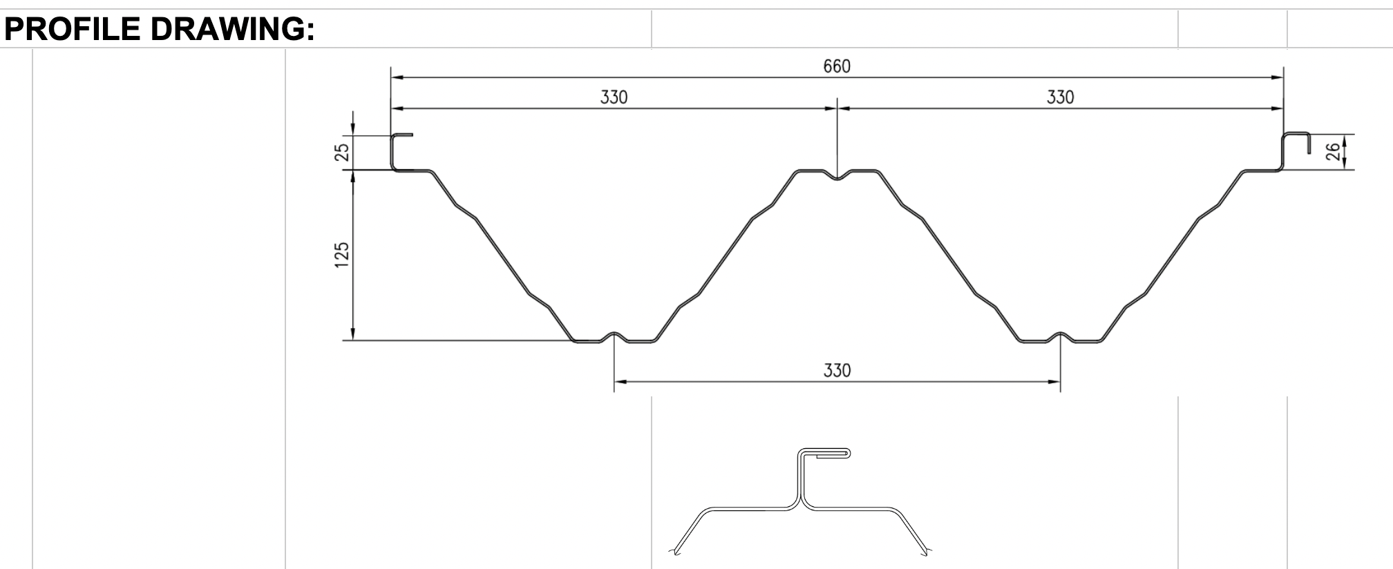 Profile Drawing